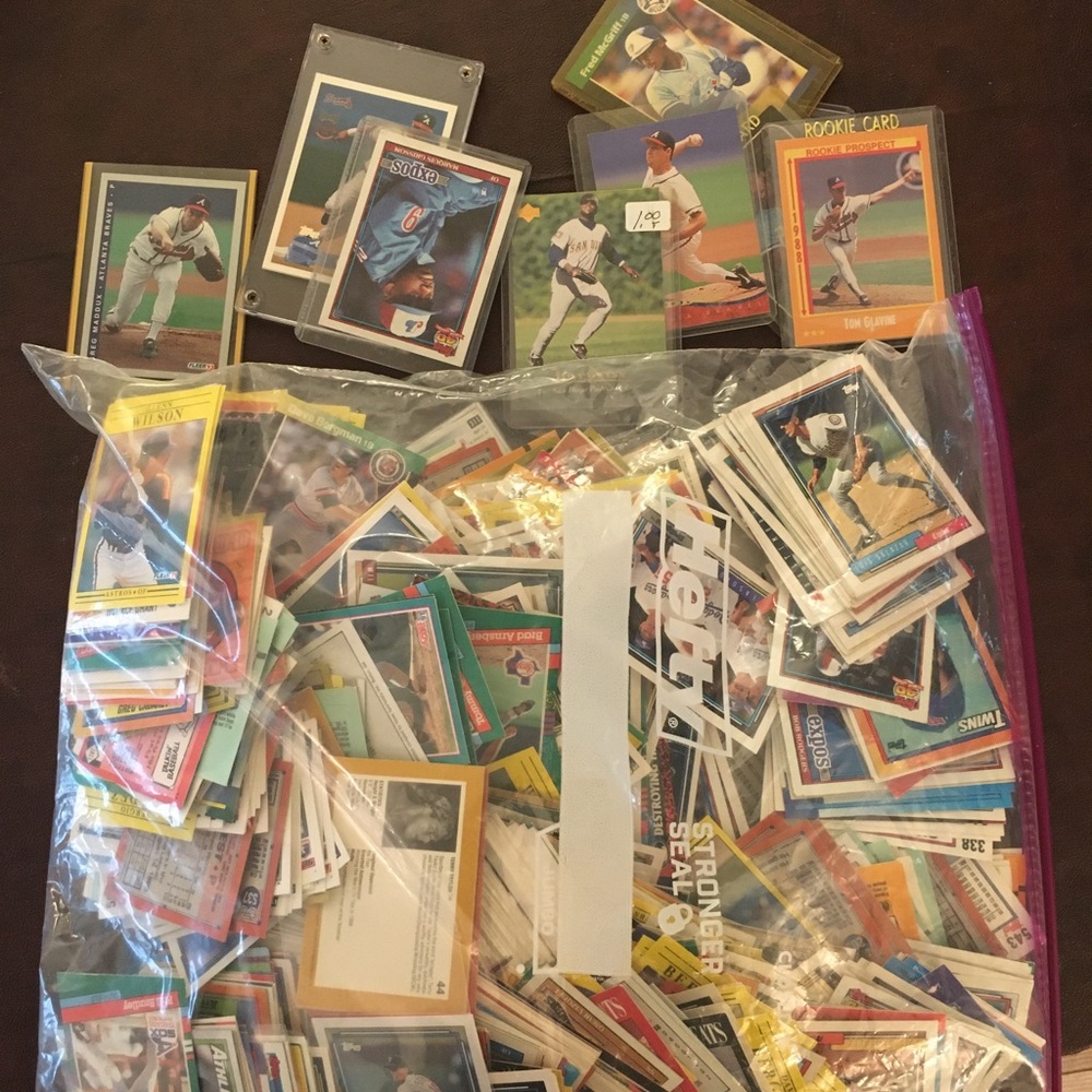 Sack of baseball cards! Offer anyone?